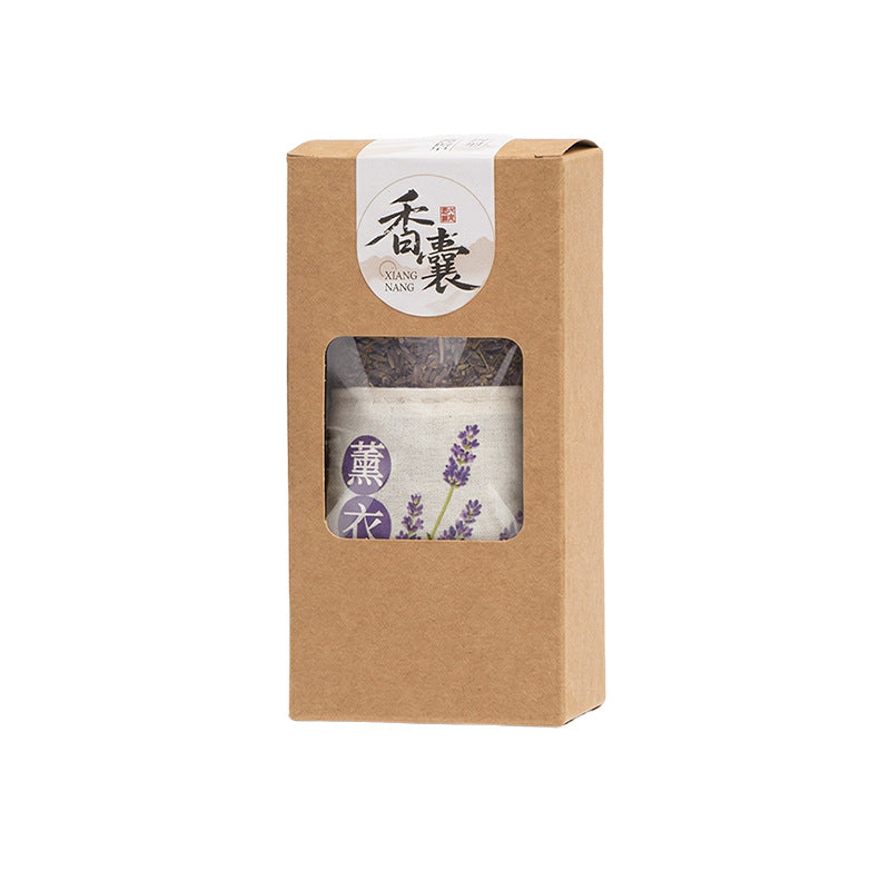 Lavender Sachet Gift Box with Dried Flowers