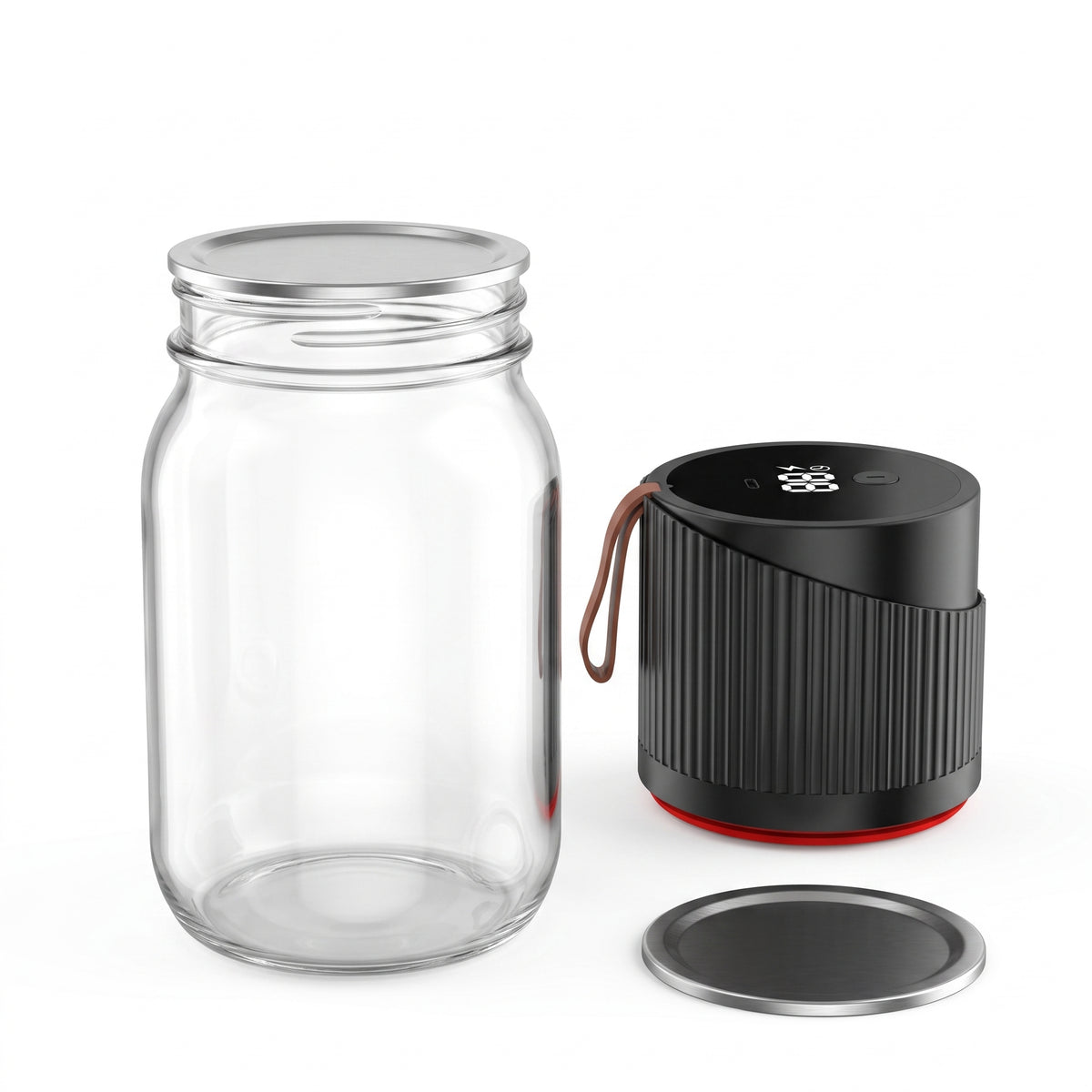 VacuFresh Electric Mason Jar Vacuum Sealer | Cordless Automatic